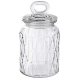 107834 Банка стеклянная Mallony FANTASIA 0.95л для сыпучих продуктов