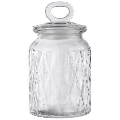 107834 Банка стеклянная Mallony FANTASIA 0.95л для сыпучих продуктов-1