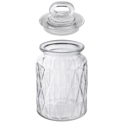 107834 Банка стеклянная Mallony FANTASIA 0.95л для сыпучих продуктов-2