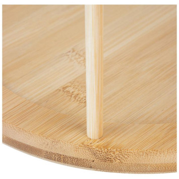 108078 Подставка для кухни Mallony вращающаяся круглая BAMBU (бамбук)-3