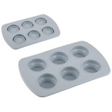 108093 Форма для выпечки 6 кексов складная Mallony ARMONICO (силикон)