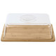 108096 Сырница прямоугольная из бамбука Mallony BAMBU с крышкой