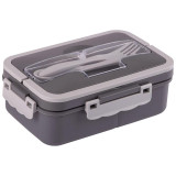 108188 Ланч-бокс Mallony MIGLIORE ложка, вилка в комплекте (1.0л)