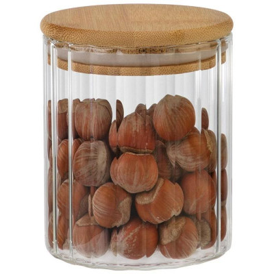 108278 Банка из рельефного стекла Leonord 'AROMA RIVIERA' 450мл-2