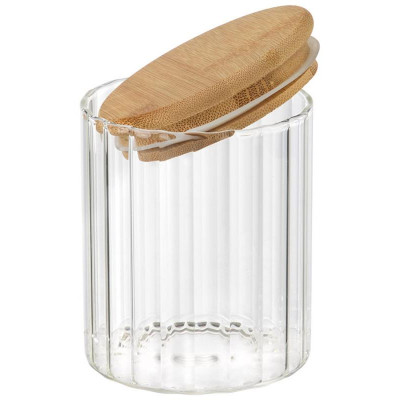 108278 Банка из рельефного стекла Leonord 'AROMA RIVIERA' 450мл-4