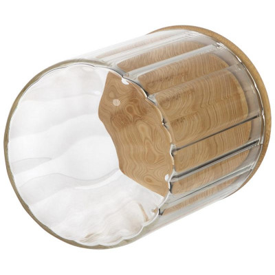 108278 Банка из рельефного стекла Leonord 'AROMA RIVIERA' 450мл-5