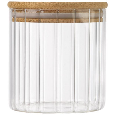 108279 Банка из рельефного стекла Leonord 'AROMA RIVIERA' 600мл-1