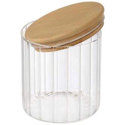 108279 Банка из рельефного стекла Leonord 'AROMA RIVIERA' 600мл-2