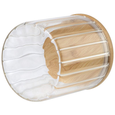 108279 Банка из рельефного стекла Leonord 'AROMA RIVIERA' 600мл-4