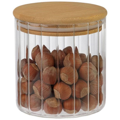 108279 Банка из рельефного стекла Leonord 'AROMA RIVIERA' 600мл-5