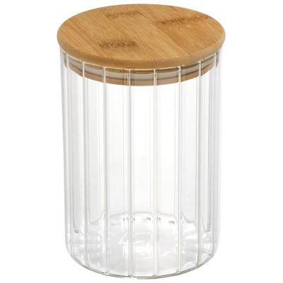 108280 Банка из рельефного стекла Leonord AROMA RIVIERA 1000мл