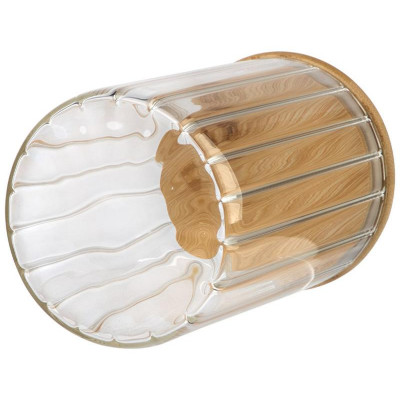 108280 Банка из рельефного стекла Leonord AROMA RIVIERA 1000мл-5