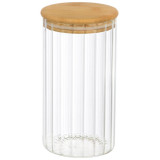 108281 Банка из рельефного стекла Leonord AROMA RIVIERA 1300мл