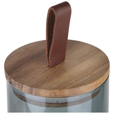 108282 Банка стеклянная 0.45л для сыпучих продуктов Leonord ALBERO DI MARMO с крышкой-2