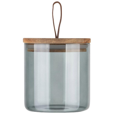 108283 Банка стеклянная 0.6л для сыпучих продуктов Leonord ALBERO DI MARMO с крышкой-1