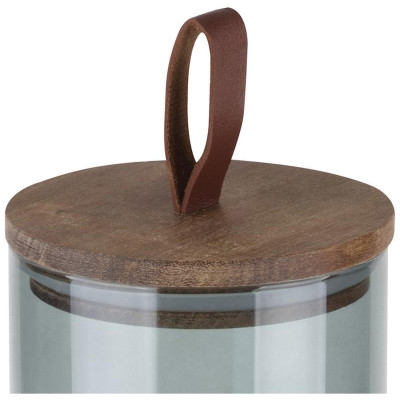 108284 Банка стеклянная 1.0л для сыпучих продуктов Leonord ALBERO DI MARMO с крышкой-2