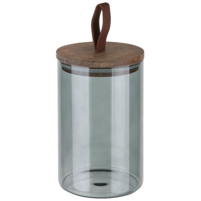 108284 Банка стеклянная 1.0л для сыпучих продуктов Leonord ALBERO DI MARMO с крышкой