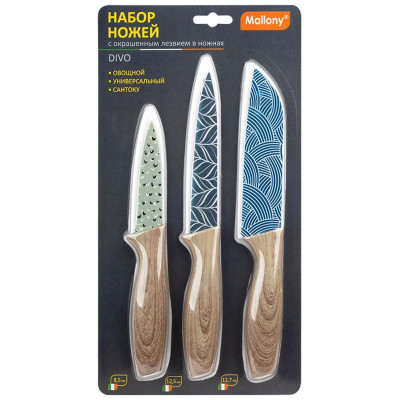 108293 Набор ножей с окрашенным лезвием в ножнах DIVO Mallony (3 предмета)-3