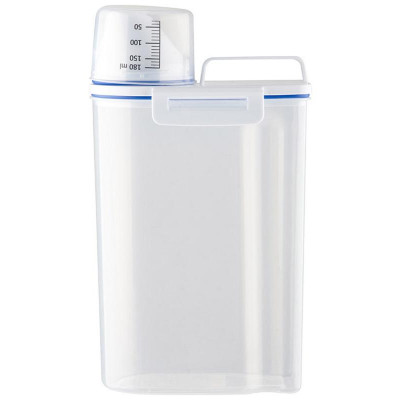 108307 Контейнер Mallony для сыпучих продуктов (с мерным стаканом) 2.5л-1