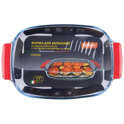 108337 Форма для запекания Mallony Felicita (2,7л.)-4