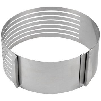 108345 Форма для выпечки круглая раздвижная с прорезями Mallony TORTA