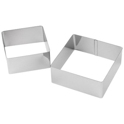 108348 Набор форм для выпечки Mallony TORTA квадрат (2шт)