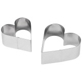 108349 Набор форм для выпечки Mallony TORTA сердце (2шт)