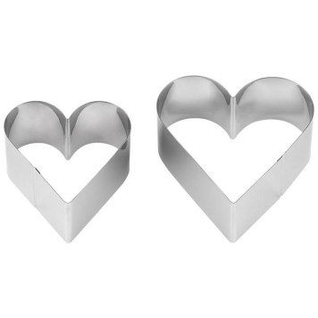 108349 Набор форм для выпечки Mallony TORTA сердце (2шт)-2