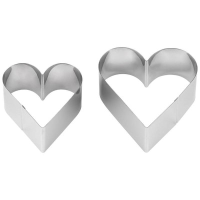 108349 Набор форм для выпечки Mallony TORTA сердце (2шт)-2