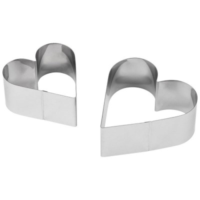 108349 Набор форм для выпечки Mallony TORTA сердце (2шт)