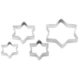 108358 Набор форм для выпечки и вырубки теста Mallony TORTA звезда (4шт)