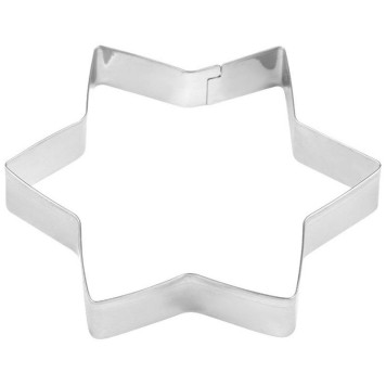 108358 Набор форм для выпечки и вырубки теста Mallony TORTA звезда (4шт)-1