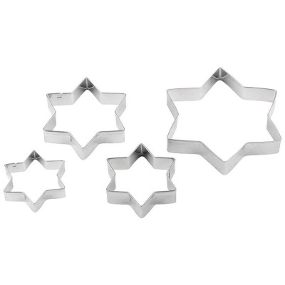 108358 Набор форм для выпечки и вырубки теста Mallony TORTA звезда (4шт)