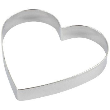 108359 Набор форм для выпечки и вырубки теста Mallony TORTA сердце (4шт)-1