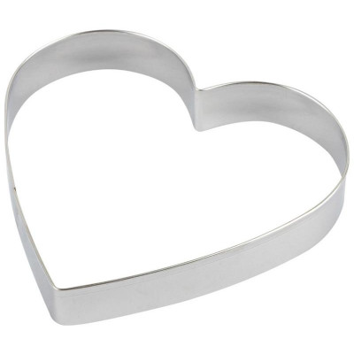 108359 Набор форм для выпечки и вырубки теста Mallony TORTA сердце (4шт)-1