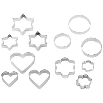 108360 Набор форм для выпечки и вырубки теста Mallony TORTA (12шт)