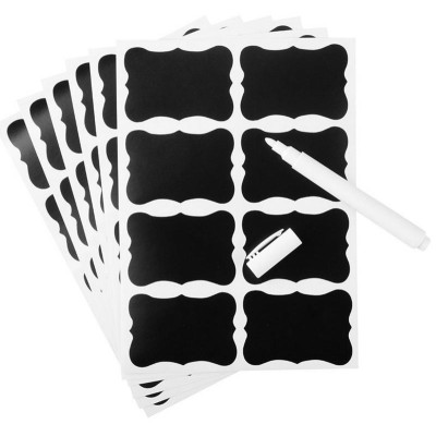 108365 Набор наклеек многоразовых для надписей с перманентным маркером Mallony