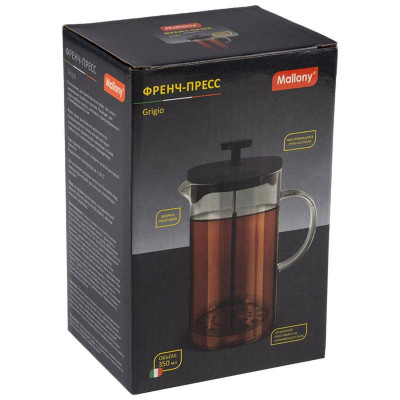 108385 Френч-пресс Mallony 'Grigio' 350мл-4