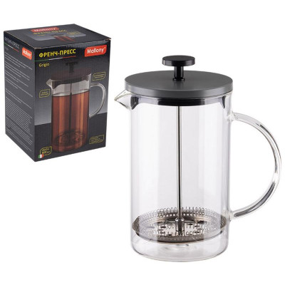 108387 Френч-пресс Mallony 'Grigio' 800мл