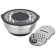108660 Миска из нерж.стали Mallony AMARENA с крышкой-тёркой (3 тёрки в комплекте)