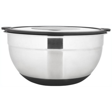 108660 Миска из нерж.стали Mallony AMARENA с крышкой-тёркой (3 тёрки в комплекте)-2