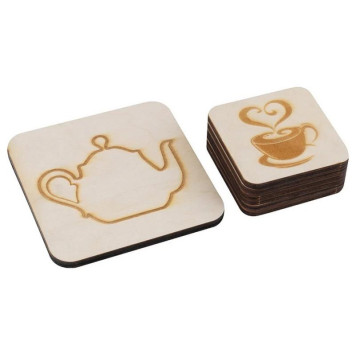 108762 Набор подставок под горячее Mallony 'Чаепитие' 7пр-1