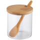 109034 Сахарница Mallony Bambu 300мл с крышкой+ложечкой/бамбук