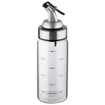 109036 Ёмкость для масла и уксуса Mallony OLIVA 180мл стеклянная с дозатором-1