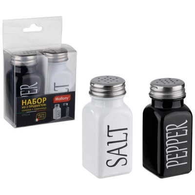109038 Набор из 2 предметов SPEZIA солонка+перечница по 80мл