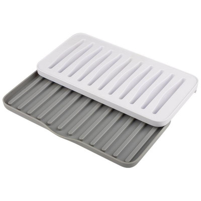 109744 Сушилка для посуды IDEA 'Рыжий кот' складная-1