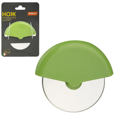 110633 Нож для пиццы и теста роликовый Mallony
