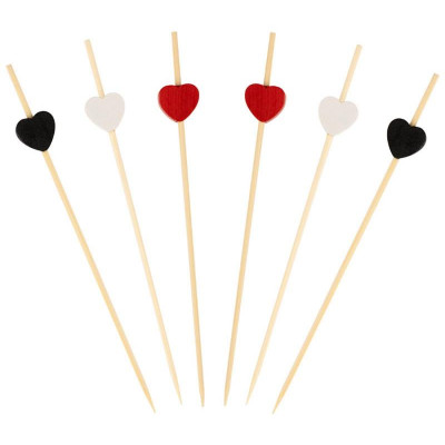 111257 Шпажки для канапе 'Сердце' Mallony 100шт