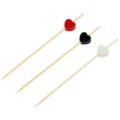 111257 Шпажки для канапе 'Сердце' Mallony 100шт-3