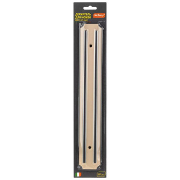 310887 Магнитный держатель для ножей Mallony MKH-33P бежевый-3
